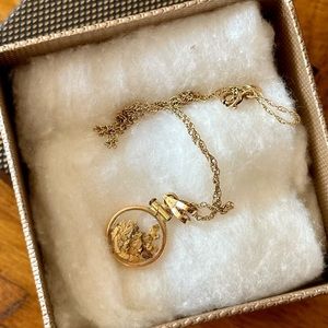 14K Gold Chain & Pendant